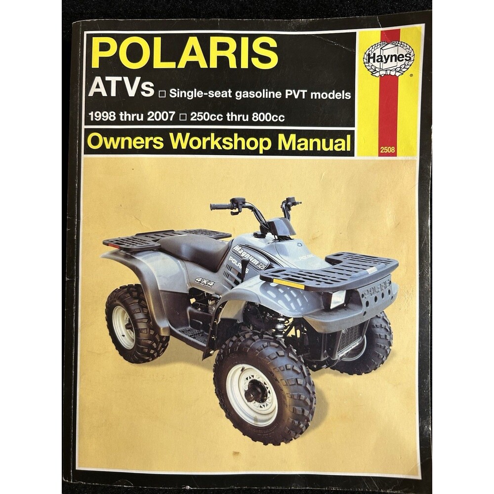 Haynes Polaris ATV Repair Manual 2508 1998 Thru 2007 250cc Thru 800cc S-1